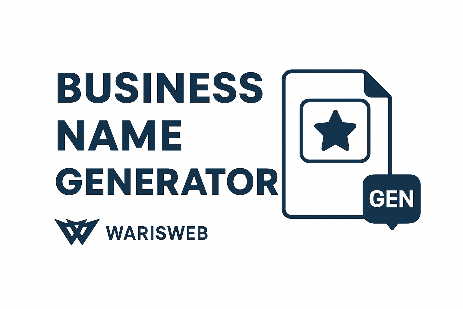 Business Name Generator (Primary) Free Business Name Generator (Secondary) AI Business Name Generator