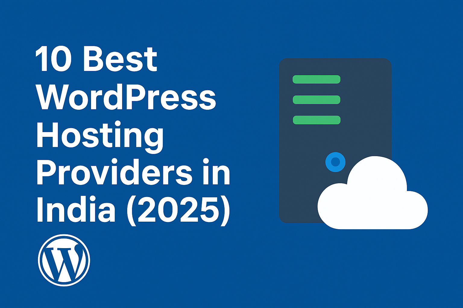 best WordPress hosting providers in India